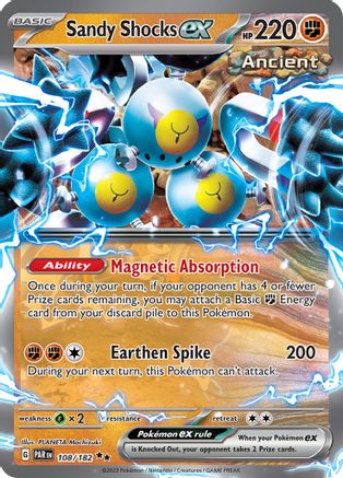 Sandy Shocks ex (108/182) [Écarlate et Violet : Paradox Rift] 