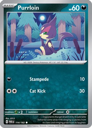 Purrloin (114/182) [Écarlate et Violet : Paradox Rift] 