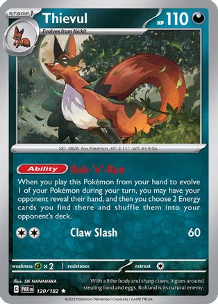 Thievul 120 - [SV04 Paradox Rift] Holofoil