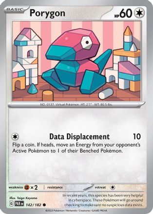 Porygon (142/182) [Écarlate et Violet : Faille paradoxale] 