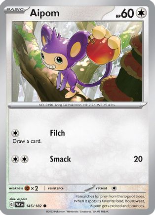 Aipom (145/182) [Écarlate et Violet : Faille paradoxale] 