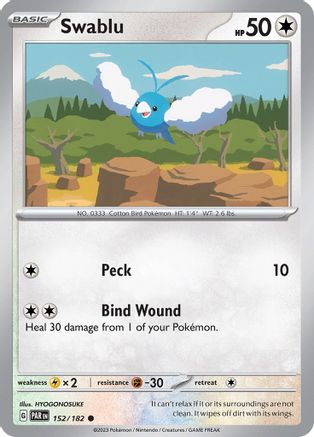 Swablu (152/182) [Écarlate et Violet : Faille paradoxale] 