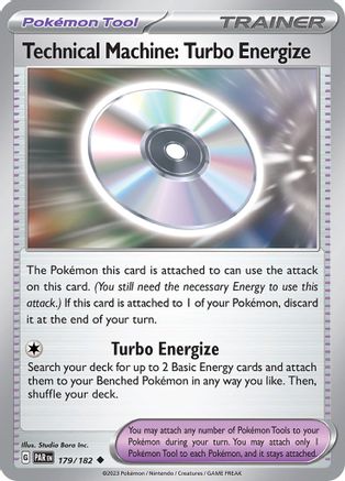 Machine technique : Turbo Energize (179/182) [Scarlet &amp; Violet : Paradox Rift] 