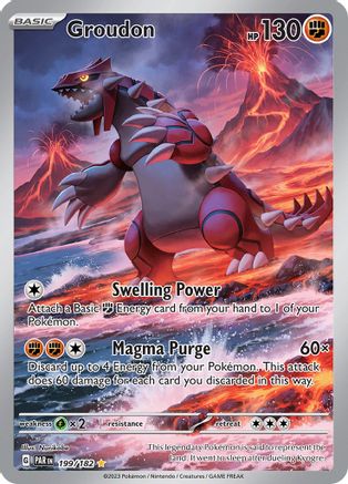 Groudon - 199/182 199 - [SV04 Paradox Rift] Holofoil