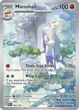 Mienshao (200/182) [Écarlate et Violet : Faille paradoxale] 