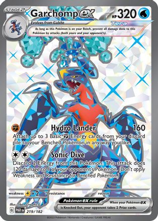 Garchomp ex (219/182) [Écarlate et Violet : Paradox Rift] 