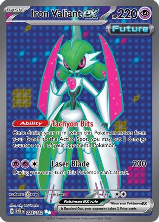 Iron Valiant ex (225/182) [Écarlate et Violet : Paradox Rift] 