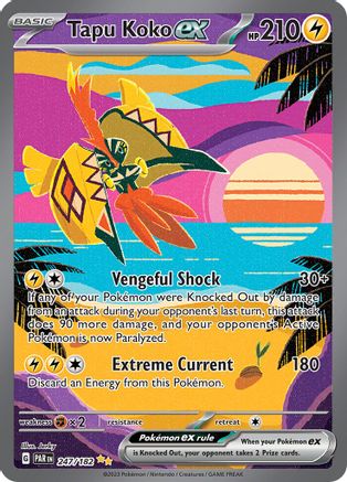 Tapu Koko ex - 247/182 247 - [SV04 Paradox Rift] Holofoil