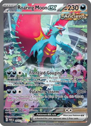 Roaring Moon ex (251/182) [Scarlet &amp; Violet: Paradox Rift] 
