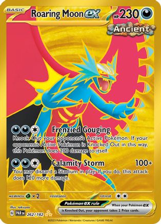 Roaring Moon ex (262/182) [Scarlet &amp; Violet: Paradox Rift] 