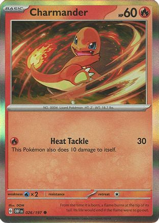 Charmander - 026/197 26 - [Miscellaneous Cards & Products] Holofoil