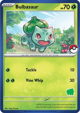 Bulbasaur (Blue Border) - [My First Battle]