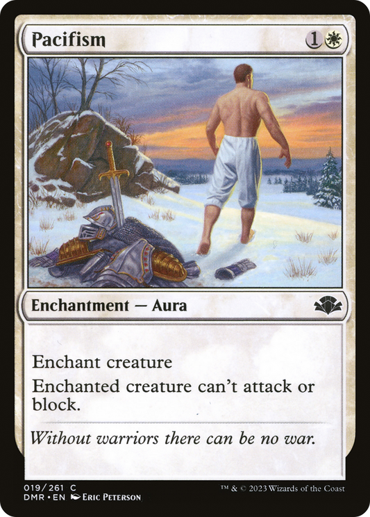 Pacifism (DMR-019) - [Dominaria Remastered] Foil