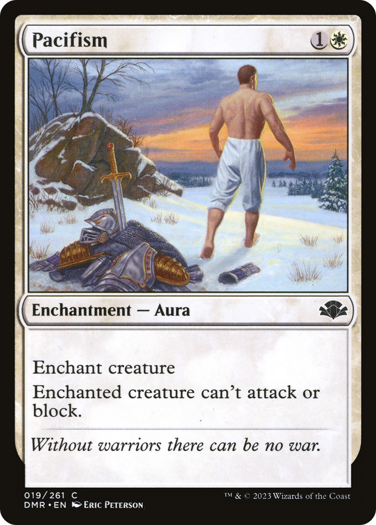 Pacifism (DMR-019) - [Dominaria Remastered] Foil