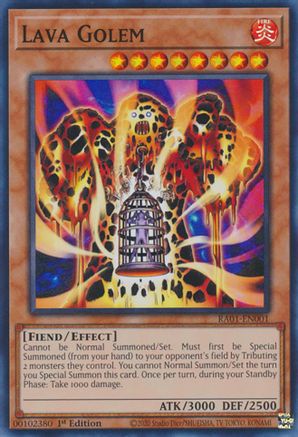 Lava Golem (RA01-EN001) - 25th Anniversary Rarity Collection 1st Edition