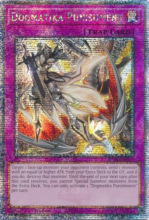Dogmatika Punishment (Quarter Century Secret Rare) (RA01-EN076) - 25th Anniversary Rarity Collection 1st Edition