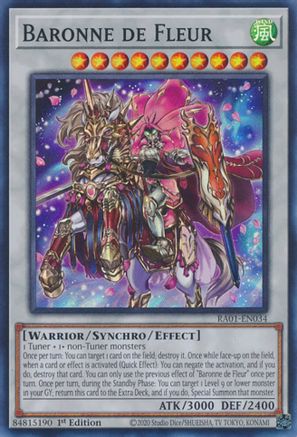 Baronne de Fleur (RA01-EN034) - 25th Anniversary Rarity Collection 1st Edition