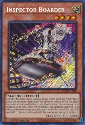 Inspecteur Boarder [RA01-EN010] Secret Rare 