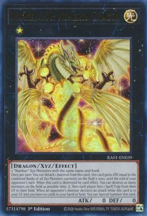 Numéro 100 : Dragon Numeron [RA01-EN039] Ultra Rare 