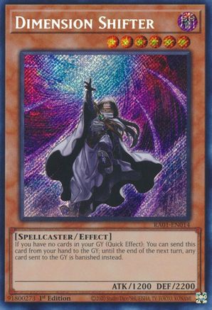 Dimension Shifter (Secret Rare) (RA01-EN014) - 25th Anniversary Rarity Collection 1st Edition