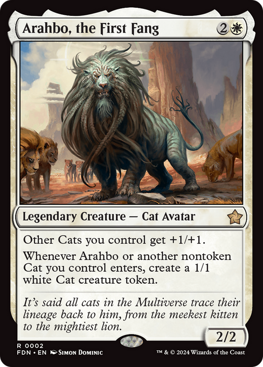 Arahbo, the First Fang (FDN-002) - [Foundations] Foil