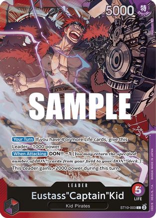 Eustass"Captain"Kid (003) (ST10-003) - Ultra Deck: The Three Captains