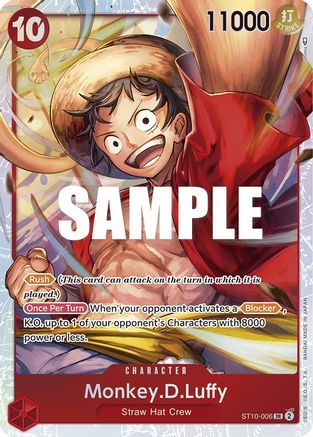 Monkey.D.Luffy (006) (ST10-006) - Ultra Deck: The Three Captains