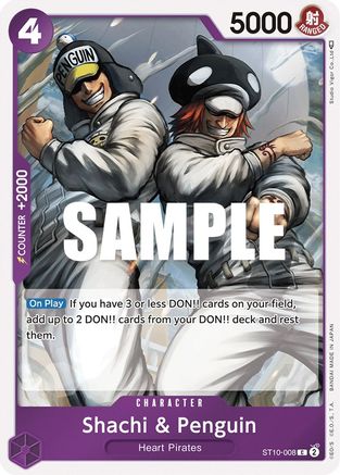 Shachi & Penguin (ST10-008) - Ultra Deck: The Three Captains