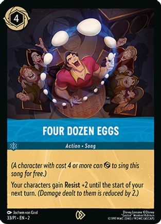 Four Dozen Eggs (33) Cold Foil - Disney Lorcana Promo Cards