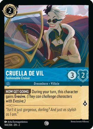 Cruella De Vil - Croiseur à la mode (144/204) [Rise of the Floodborn] 