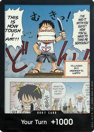 DON!! Card (Young Luffy) (Devil Fruits Collection Vol. 1) - One Piece Promotion Cards