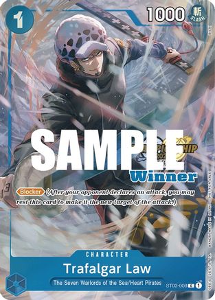 Trafalgar Law (Pack des meilleurs joueurs CS 2023) [Gagnant] [Cartes promotionnelles One Piece] 