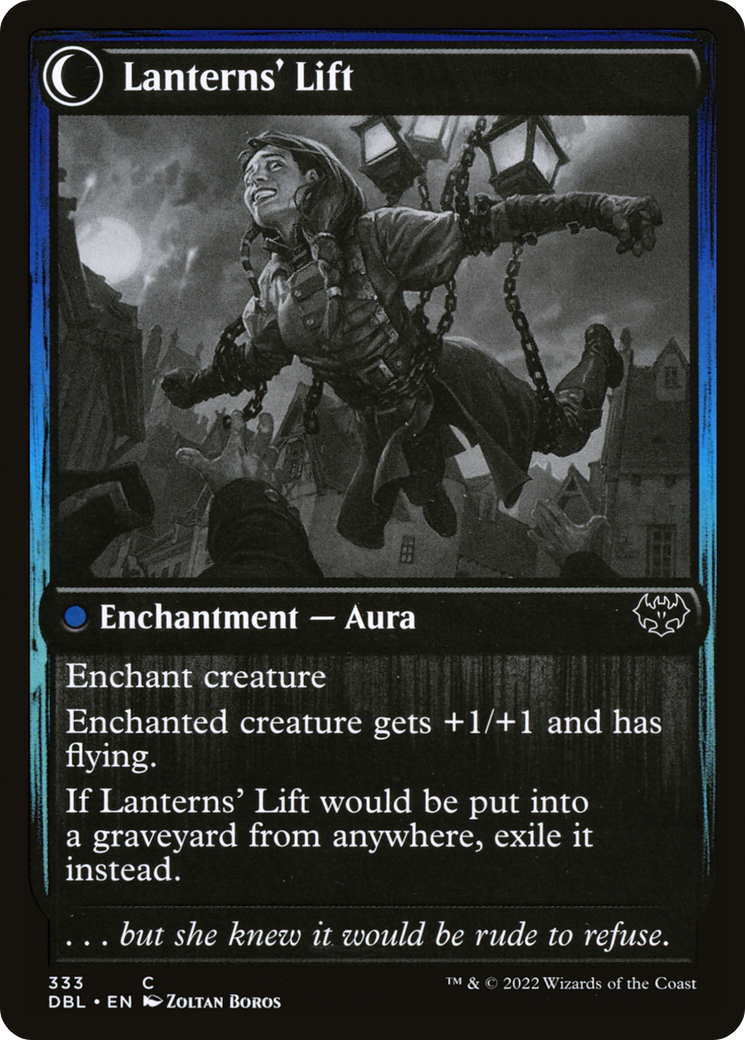 Lantern Bearer // Lanterns' Lift (DBL-333) - [Innistrad: Double Feature]: (Double Faced Transform)