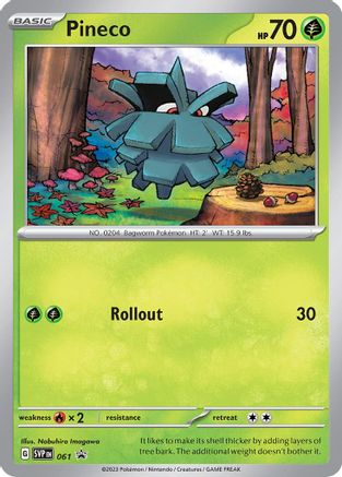 Pineco - 061 61 - [SV Scarlet & Violet Promo Cards] Holofoil