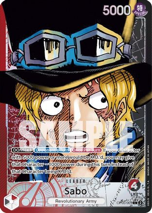 Sabo (001) (Alternate Art) (OP05-001) - Awakening of the New Era