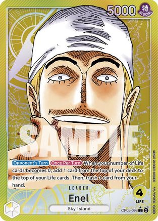 Enel (098) (Alternate Art) (OP05-098) - Awakening of the New Era