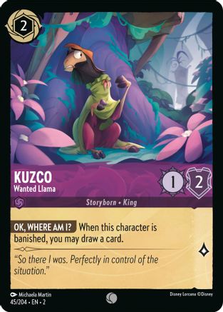 Kuzco - Wanted Llama (45/204)  - Rise of the Floodborn