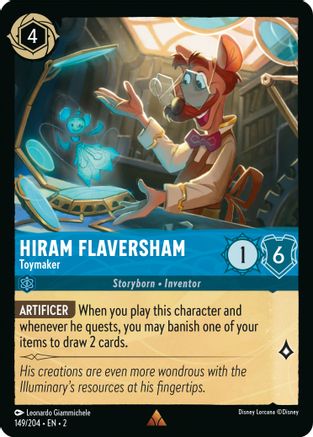 Hiram Flaversham - Toymaker (149/204)  - Rise of the Floodborn