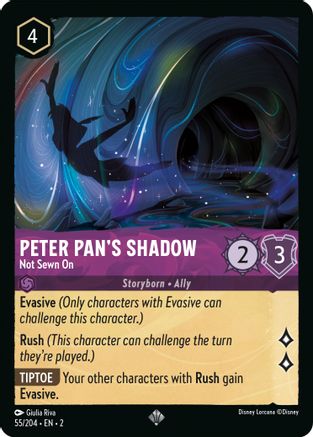 Peter Pan's Shadow - Not Sewn On (55/204)  - Rise of the Floodborn