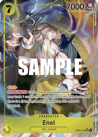 Enel (100) (Alternate Art) (OP05-100) - Awakening of the New Era
