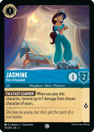 Jasmine - Heir of Agrabah (151/204)  - Rise of the Floodborn