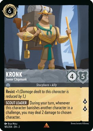 Kronk - Junior Chipmunk (185/204)  - Rise of the Floodborn