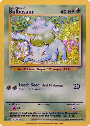 Bulbasaur [Classique du jeu de cartes à collectionner] 