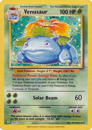 Venusaur [Trading Card Game Classic]