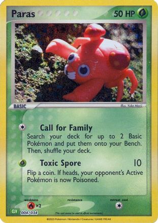 Paras [Classique du jeu de cartes à collectionner] 