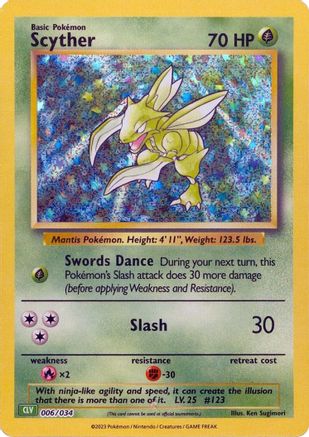 Scyther [Classique du jeu de cartes à collectionner] 