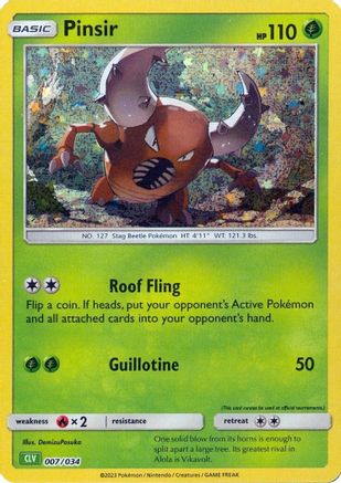Pinsir [Classique du jeu de cartes à collectionner] 