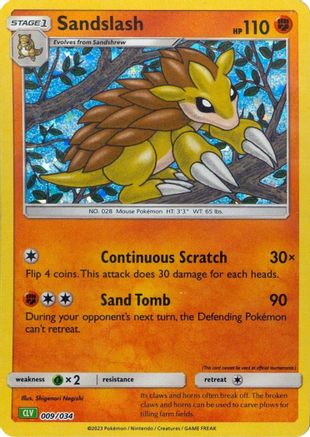 Sandslash 9 - [Trading Card Game Classic] Holofoil