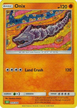 Onix 10 - [Trading Card Game Classic] Holofoil