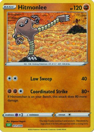 Hitmonlee 11 - [Trading Card Game Classic] Holofoil
